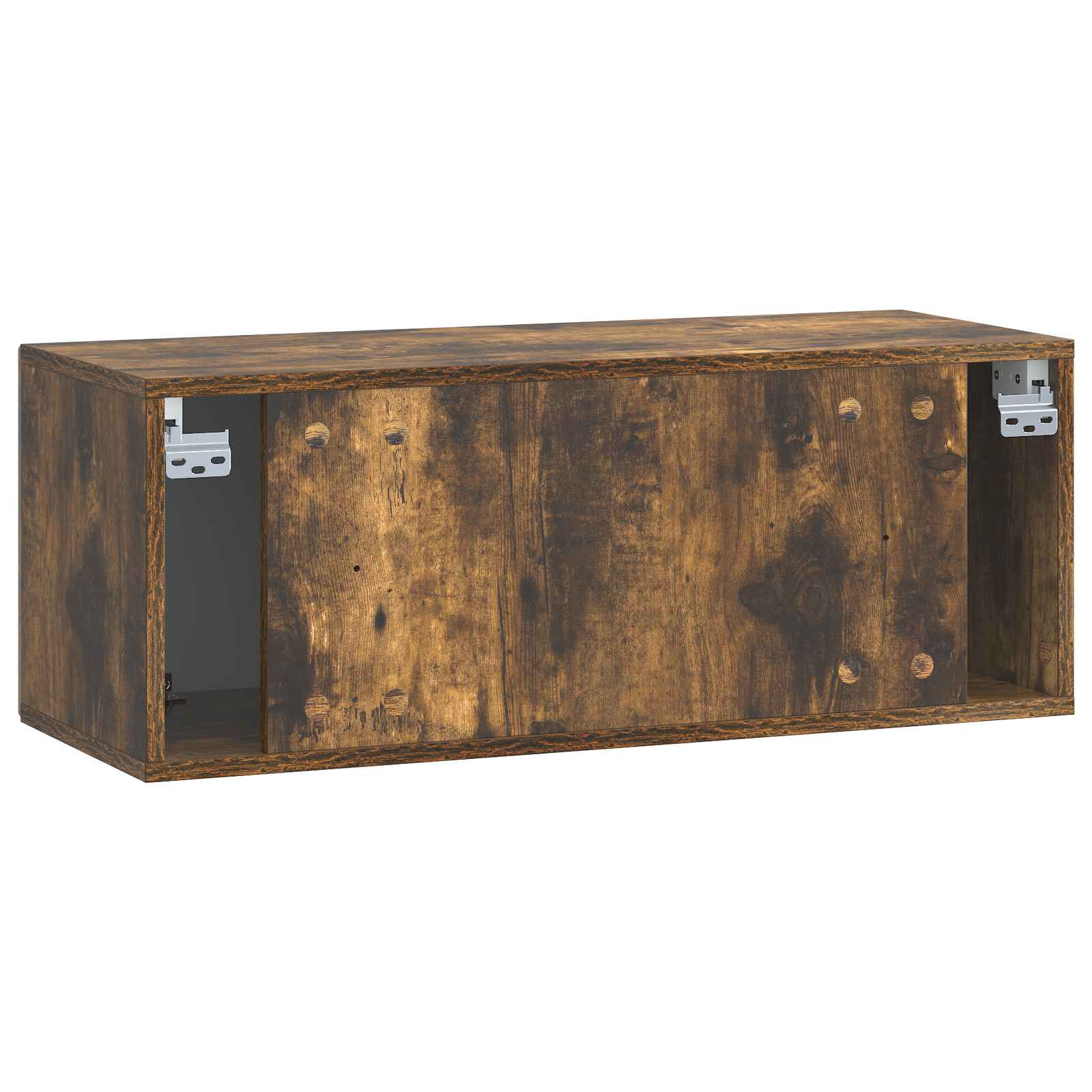Nástěnná Tv Skříň Nástěnný Kouřový Dub 78,5 X 31 X 30 Cm