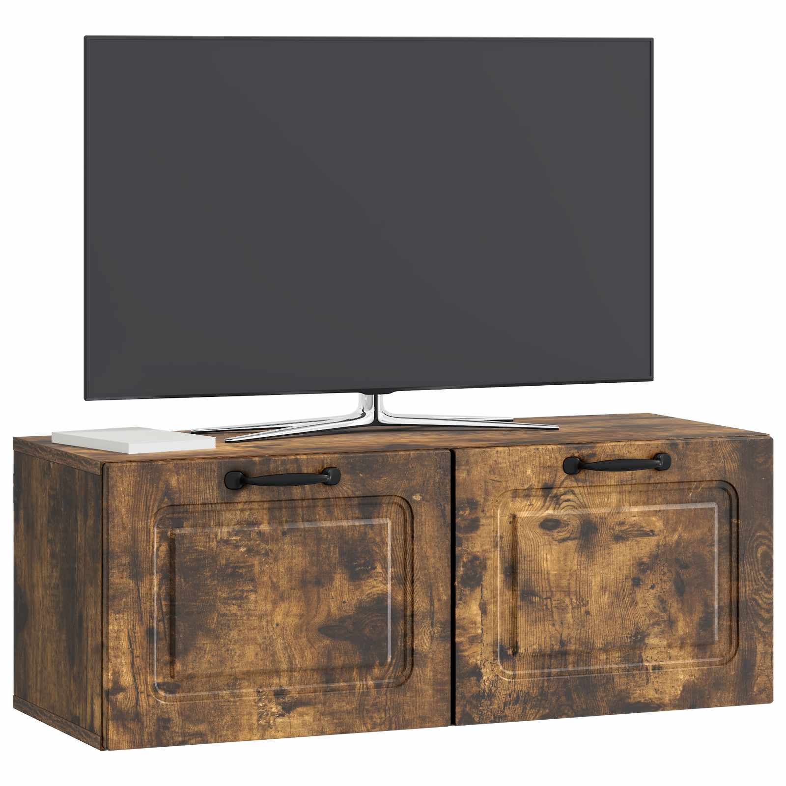 Nástěnná Tv Skříň Nástěnný Kouřový Dub 78,5 X 31 X 30 Cm