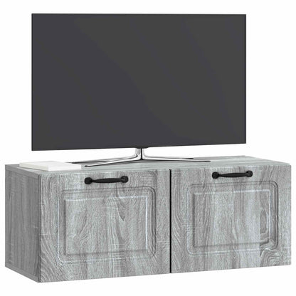 Nástěnná Tv Skříň Nástěnný Šedá Sonoma 78,5 X 31 X 30 Cm
