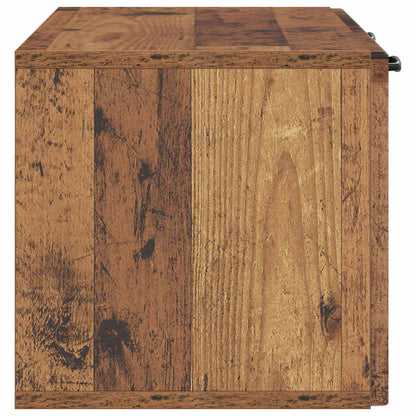 Nástěnná Tv Skříň Nástěnný Staré Dřevo 78,5 X 31 X 30 Cm