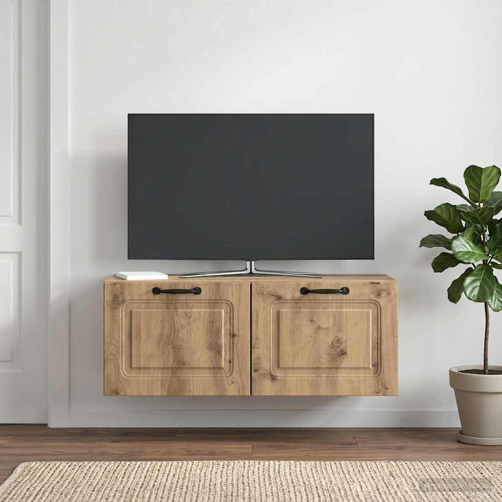 Nástěnná Tv Skříň 78,5 X 31 X 30 Cm Dub Artisan