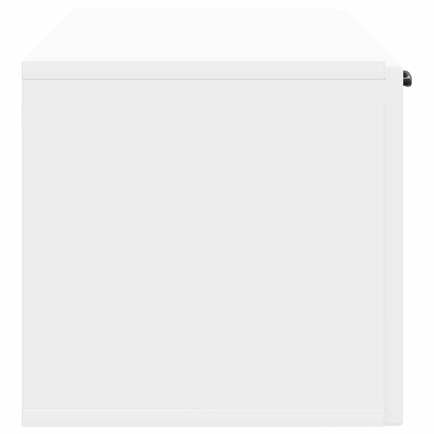 Nástěnná Tv Skříň Bílá 98 X 31 X 30 Cm Kompozitní Dřevo
