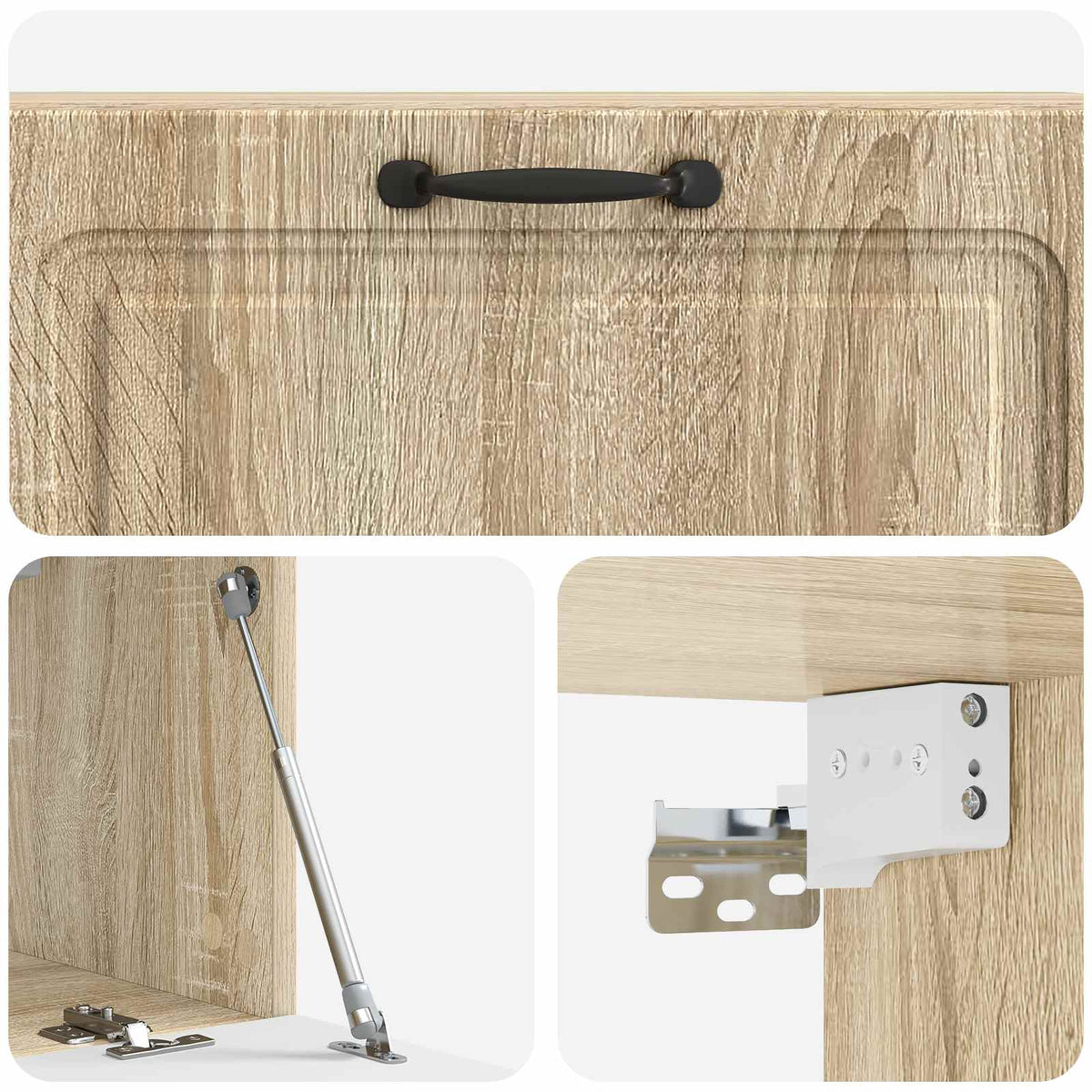 Nástěnná Tv Skříň Dub Sonoma 98 X 31 X 30 Cm Kompozitní Dřevo