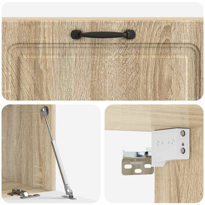 Nástěnná Tv Skříň Dub Sonoma 98 X 31 X 30 Cm Kompozitní Dřevo