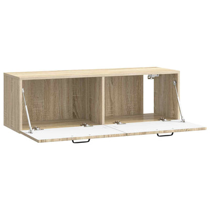 Nástěnná Tv Skříň Dub Sonoma 98 X 31 X 30 Cm Kompozitní Dřevo