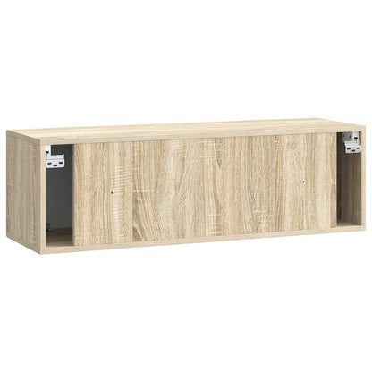 Nástěnná Tv Skříň Dub Sonoma 98 X 31 X 30 Cm Kompozitní Dřevo