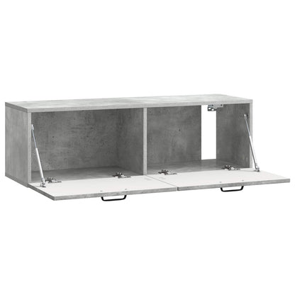 Nástěnná Tv Skříň Nástěnný Betonově Šedá 98 X 31 X 30 Cm