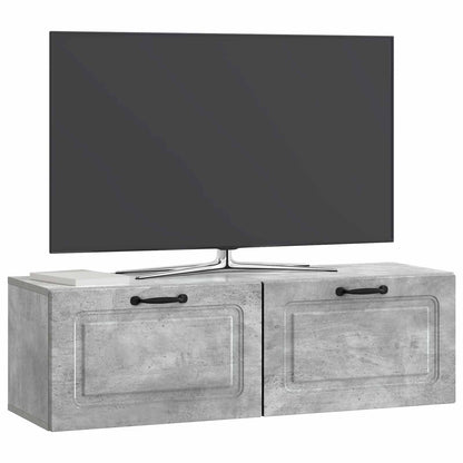 Nástěnná Tv Skříň Nástěnný Betonově Šedá 98 X 31 X 30 Cm