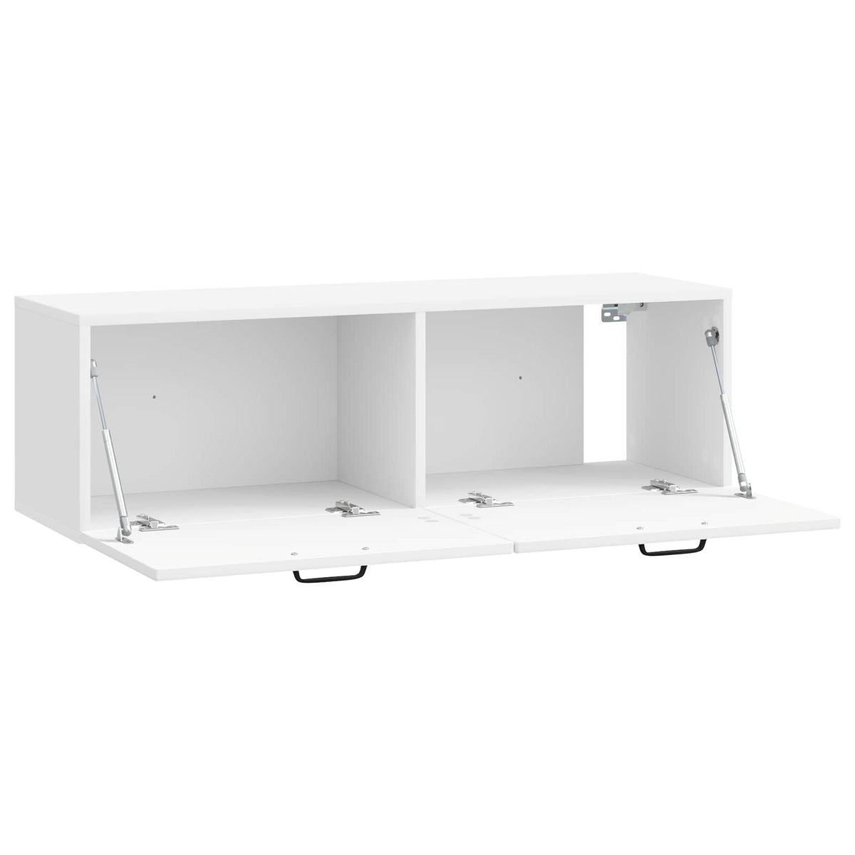 Nástěnná Tv Skříň Bílá S Vysokým Leskem 98 X 31 X 30 Cm