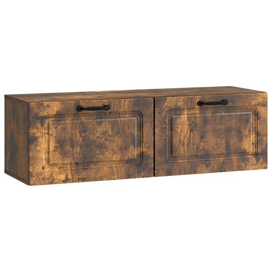Nástěnná Tv Skříň Kouřový Dub 98 X 31 X 30 Cm Kompozitní Dřevo