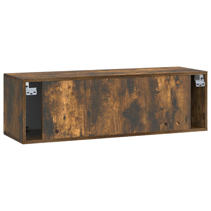 Nástěnná Tv Skříň Kouřový Dub 98 X 31 X 30 Cm Kompozitní Dřevo