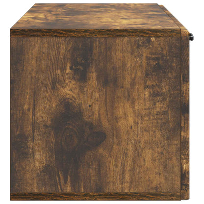 Nástěnná Tv Skříň Kouřový Dub 98 X 31 X 30 Cm Kompozitní Dřevo
