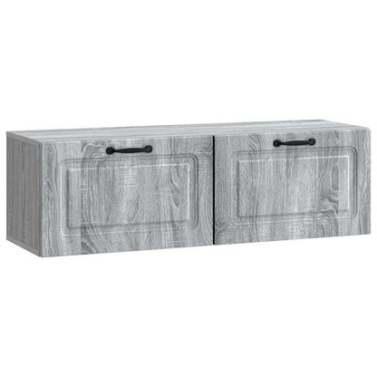 Nástěnná Tv Skříň Šedá Sonoma 98 X 31 X 30 Cm Kompozitní Dřevo