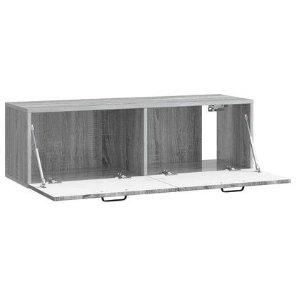 Nástěnná Tv Skříň Šedá Sonoma 98 X 31 X 30 Cm Kompozitní Dřevo