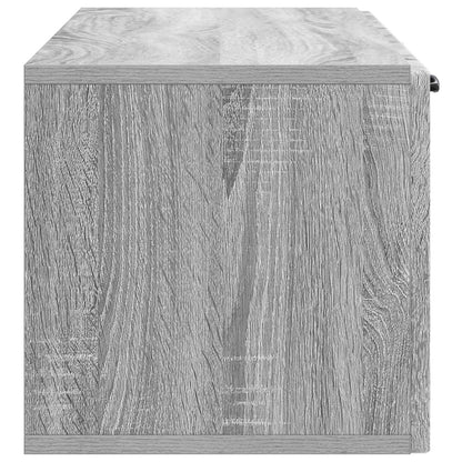 Nástěnná Tv Skříň Šedá Sonoma 98 X 31 X 30 Cm Kompozitní Dřevo