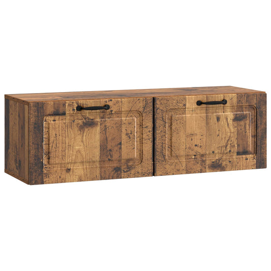 Nástěnná Tv Skříň Staré Dřevo 98 X 31 X 30 Cm Kompozitní Dřevo