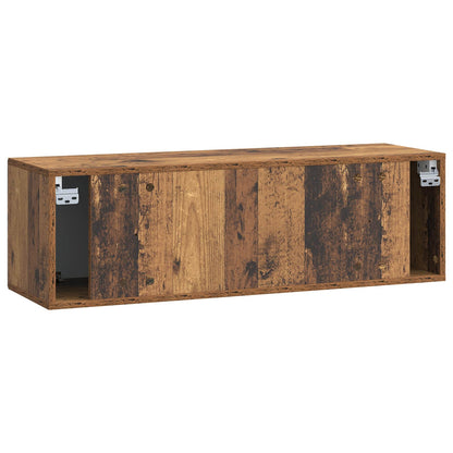 Nástěnná Tv Skříň Staré Dřevo 98 X 31 X 30 Cm Kompozitní Dřevo