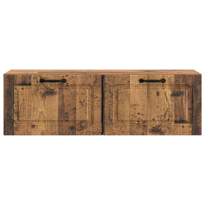 Nástěnná Tv Skříň Staré Dřevo 98 X 31 X 30 Cm Kompozitní Dřevo