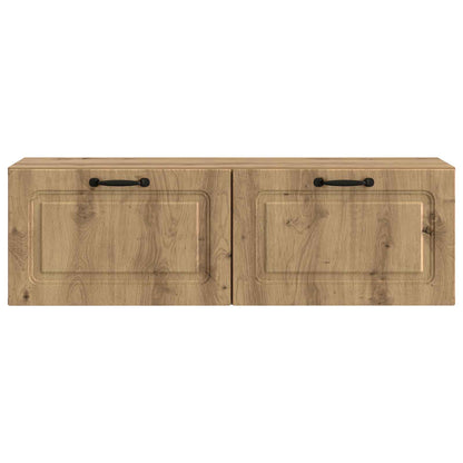 Nástěnná Tv Skříň 98 X 31 X 30 Cm Dub Artisan Kompozitní Dřevo