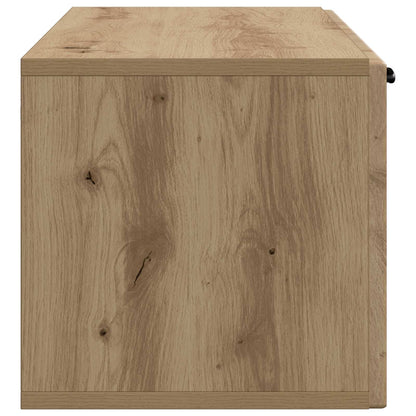 Nástěnná Tv Skříň 98 X 31 X 30 Cm Dub Artisan Kompozitní Dřevo