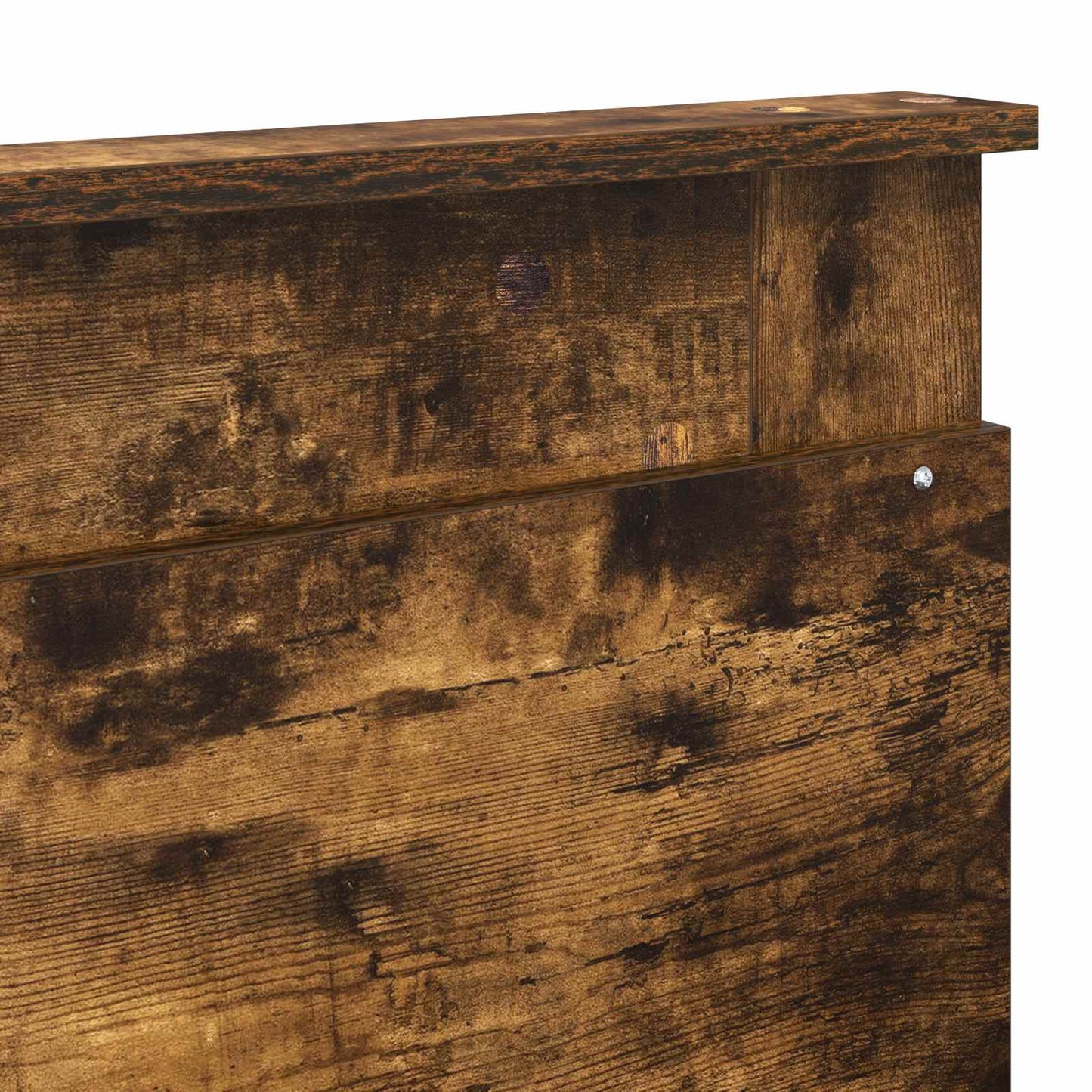 Rám Postele Kouřový Dub 200 X 200 Cm Masivní Borové Dřevo