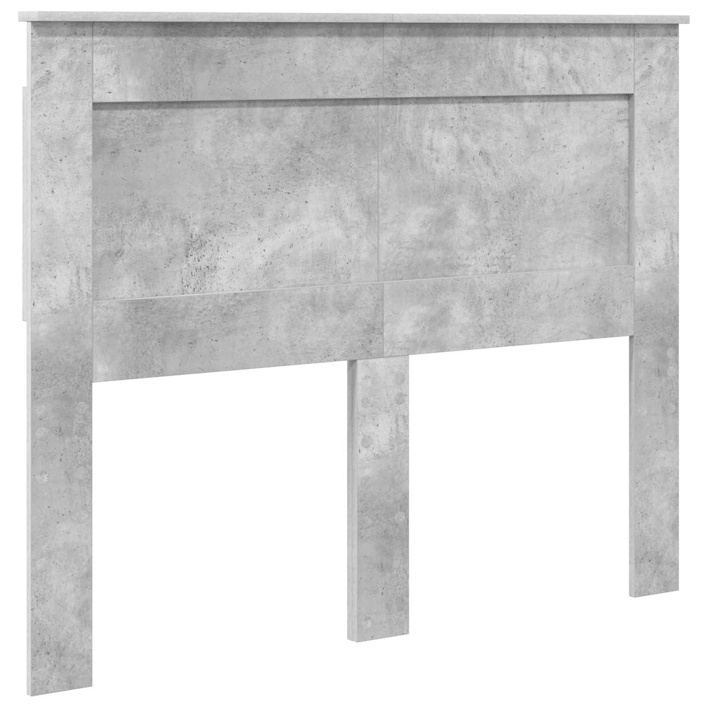 Rám Postele Betonově Šedá 135 X 190 Cm Masivní Borové Dřevo