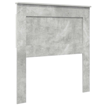 Rám Postele Betonově Šedá 100 X 200 Cm Masivní Borové Dřevo