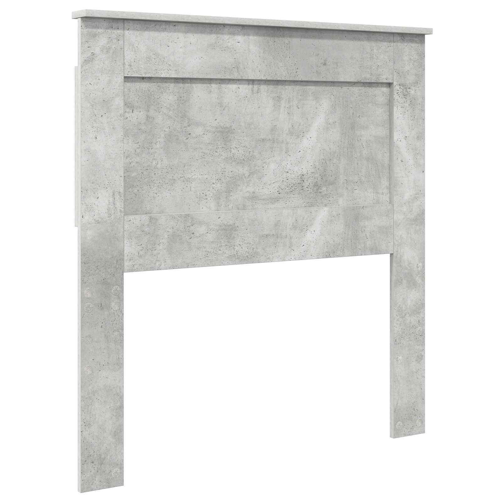 Rám Postele Betonově Šedá 75 X 190 Cm Masivní Borové Dřevo