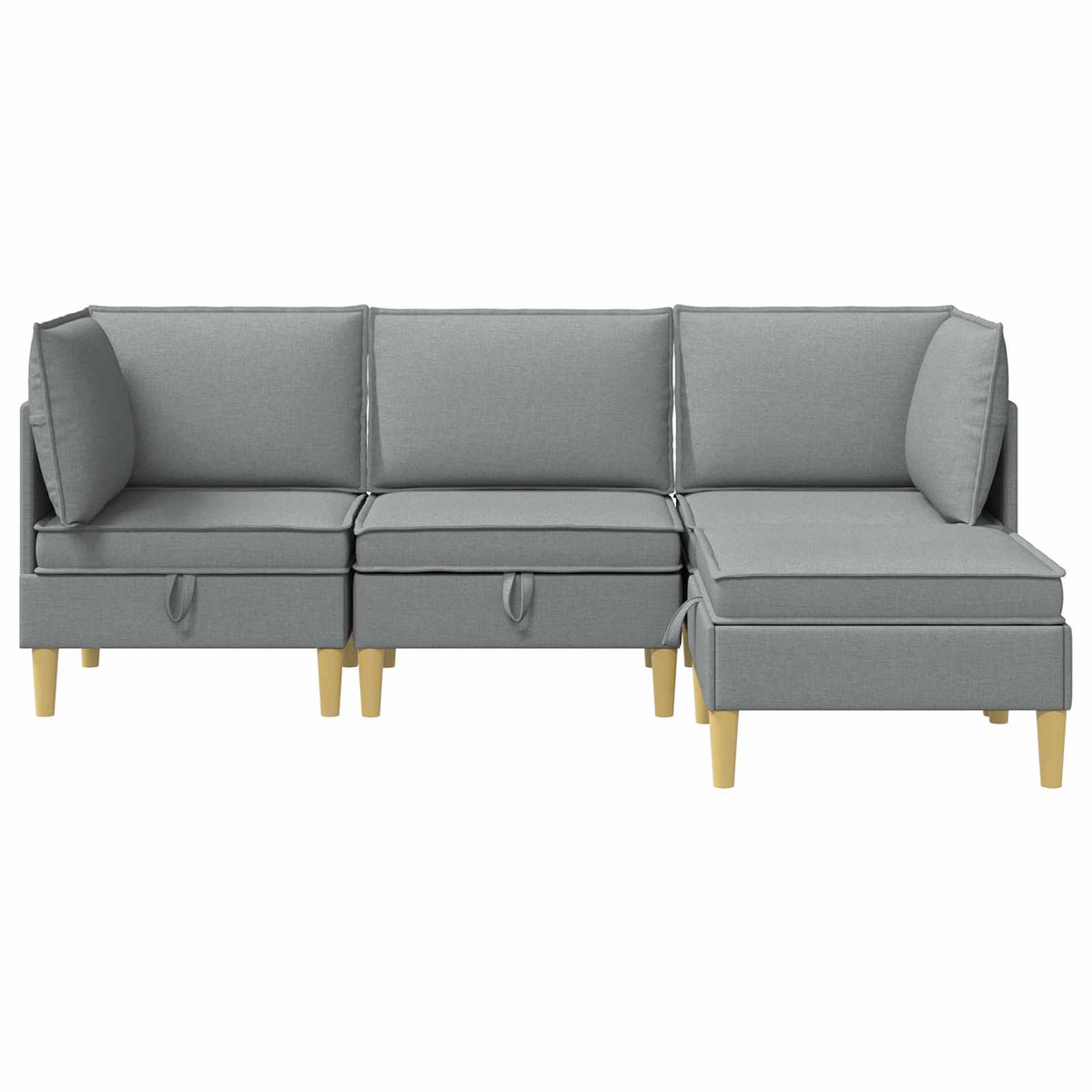 Modulární Pohovka Se Storage 4 Ks Textil