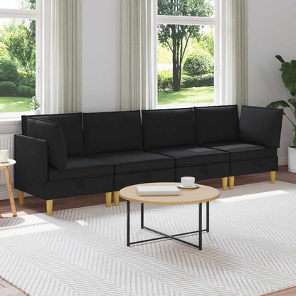 Modulární Pohovka Se Storage 4 Ks Textil