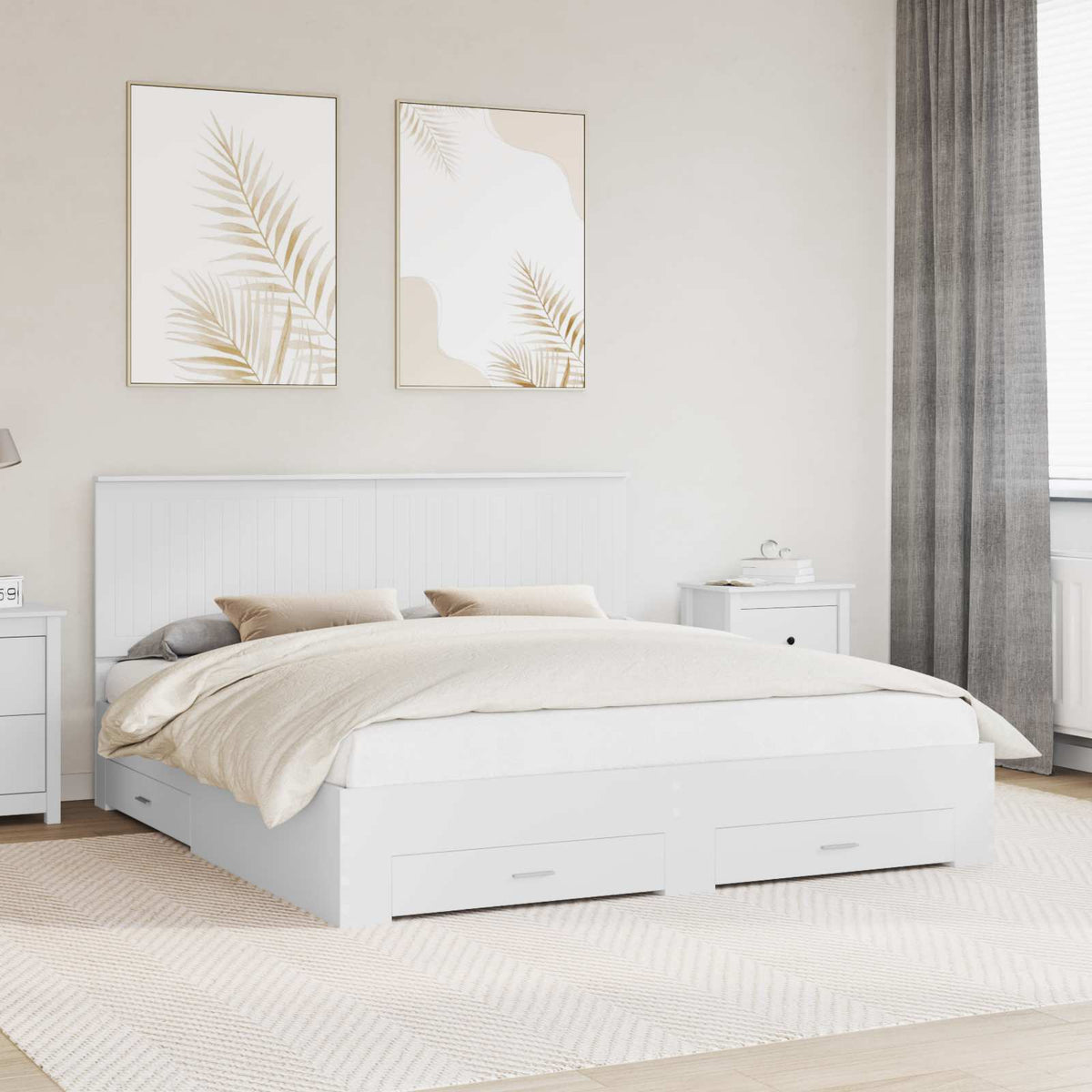 Rám Postele A Stříbrná 90 X 200 Cm Kompozitní Dřevo