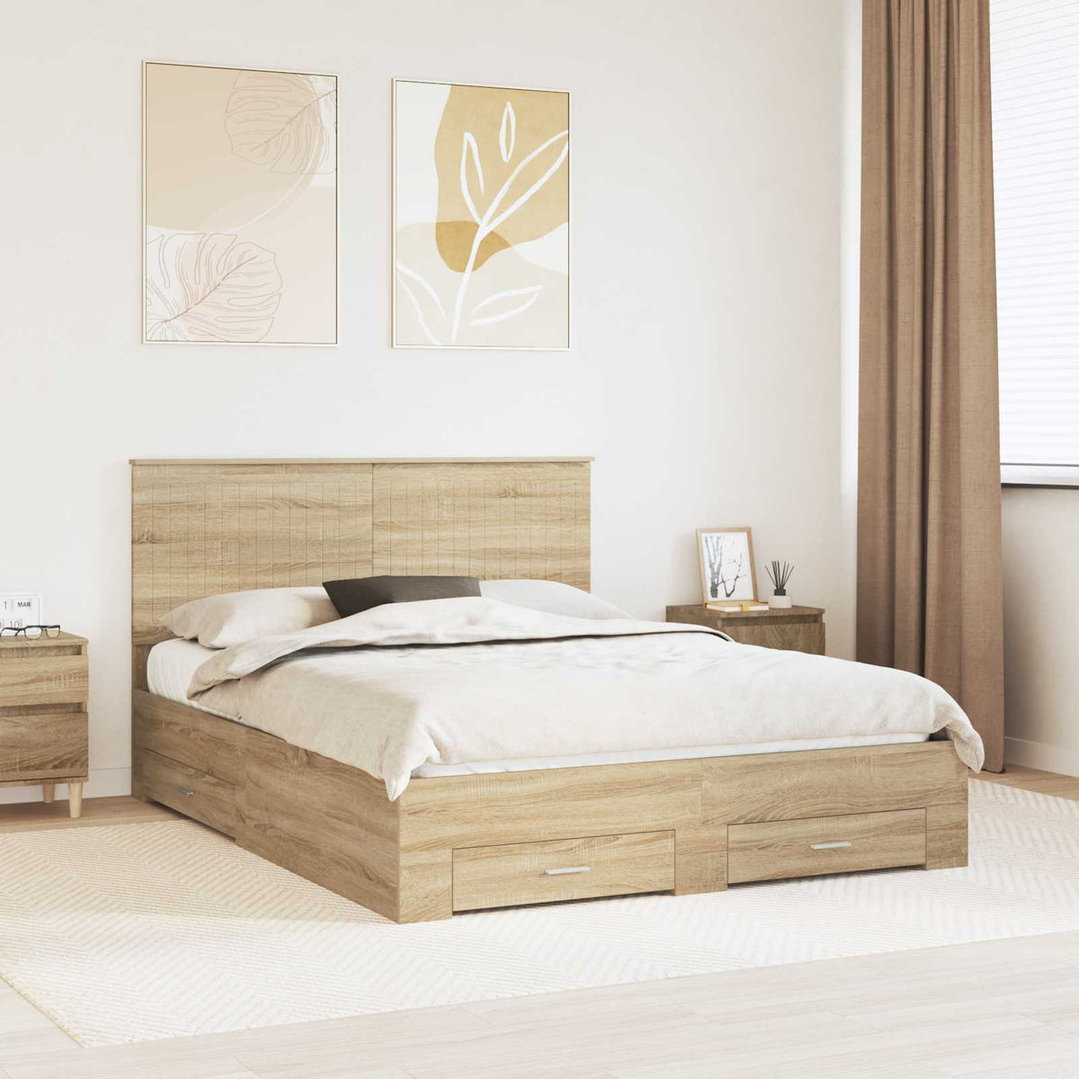 Rám Postele A Stříbrná 90 X 200 Cm Kompozitní Dřevo