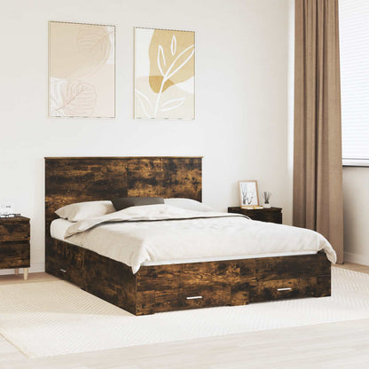 Rám Postele A Stříbrná 90 X 200 Cm Kompozitní Dřevo