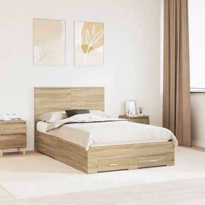 Rám Postele A Stříbrná 90 X 200 Cm Kompozitní Dřevo