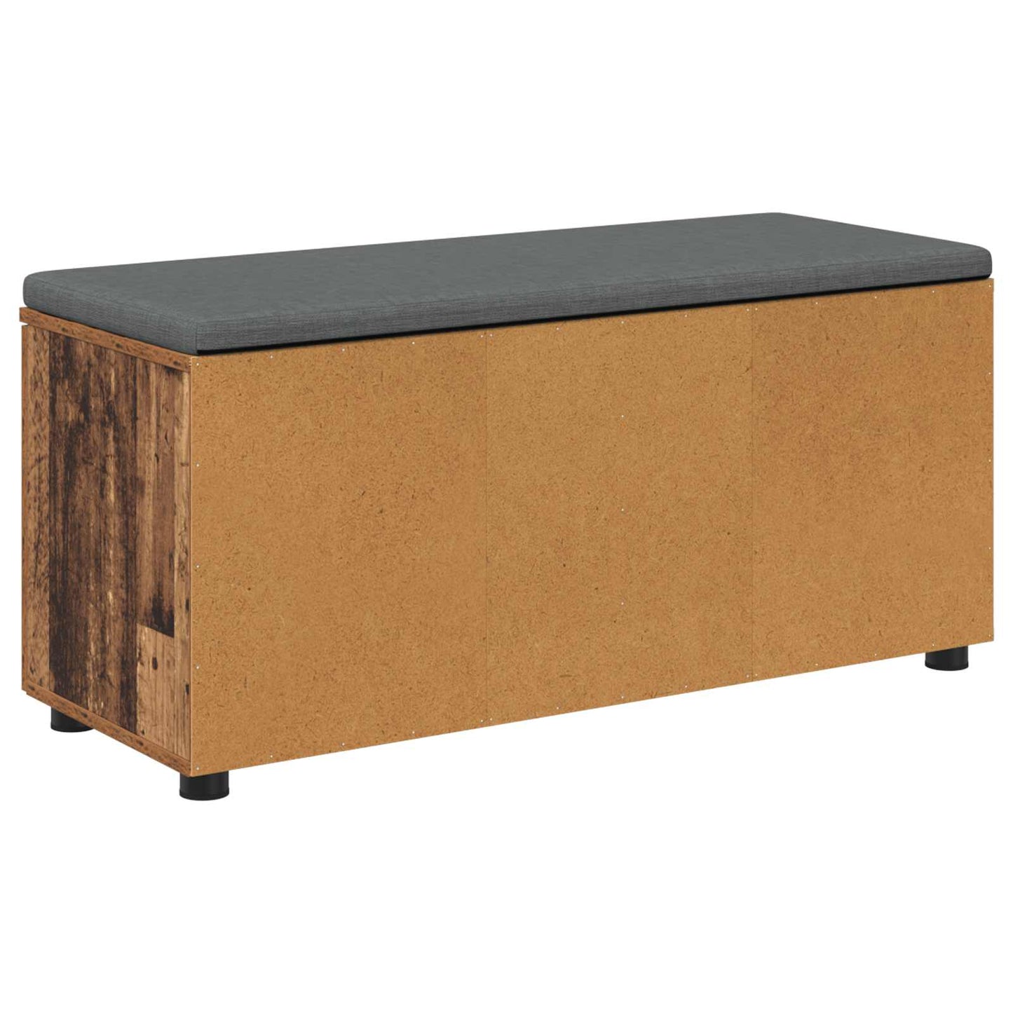Chodbičková Lavice S Polštářem Staré Dřevo 100 X 38 X 46 Cm