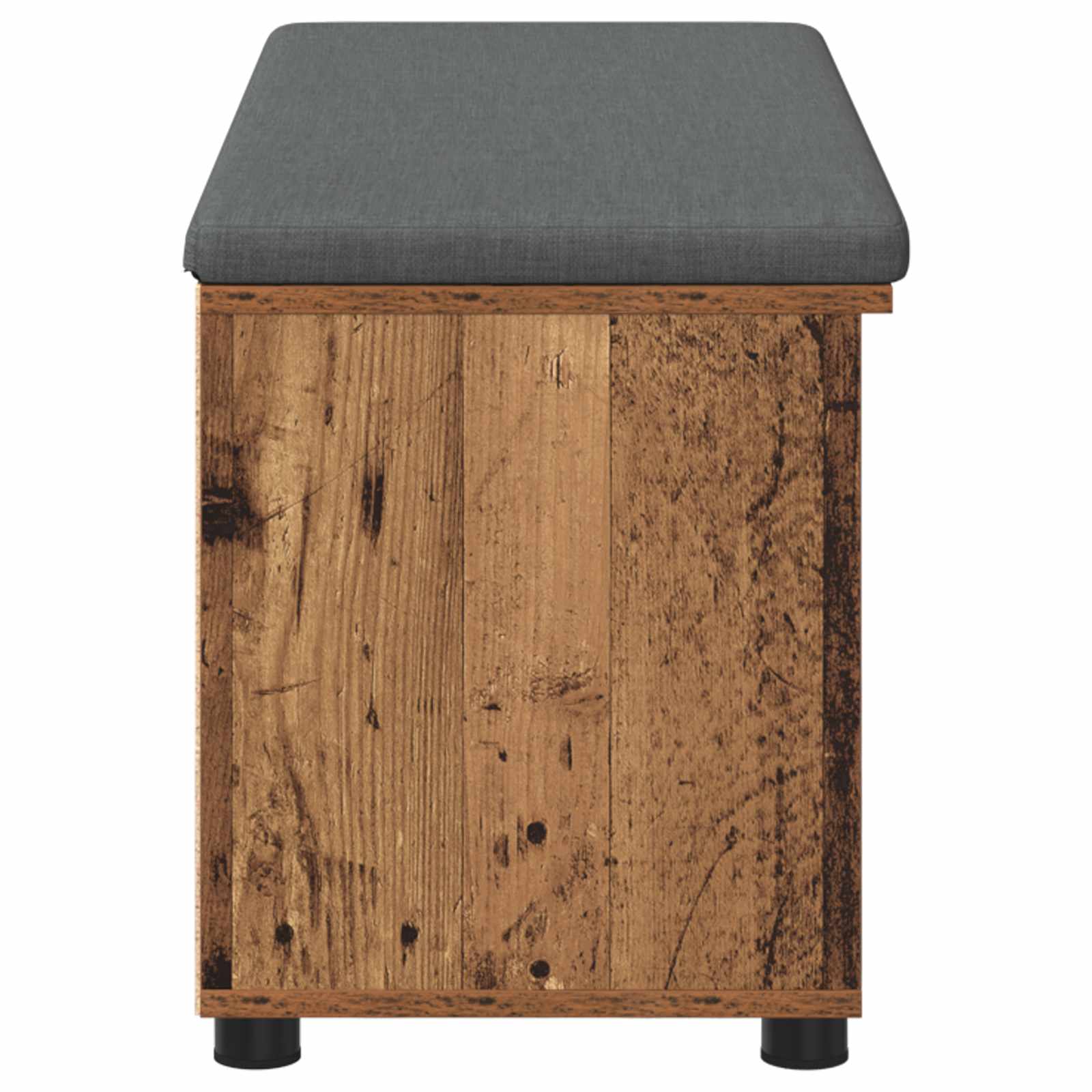 Chodbičková Lavice S Polštářem Staré Dřevo 100 X 38 X 46 Cm