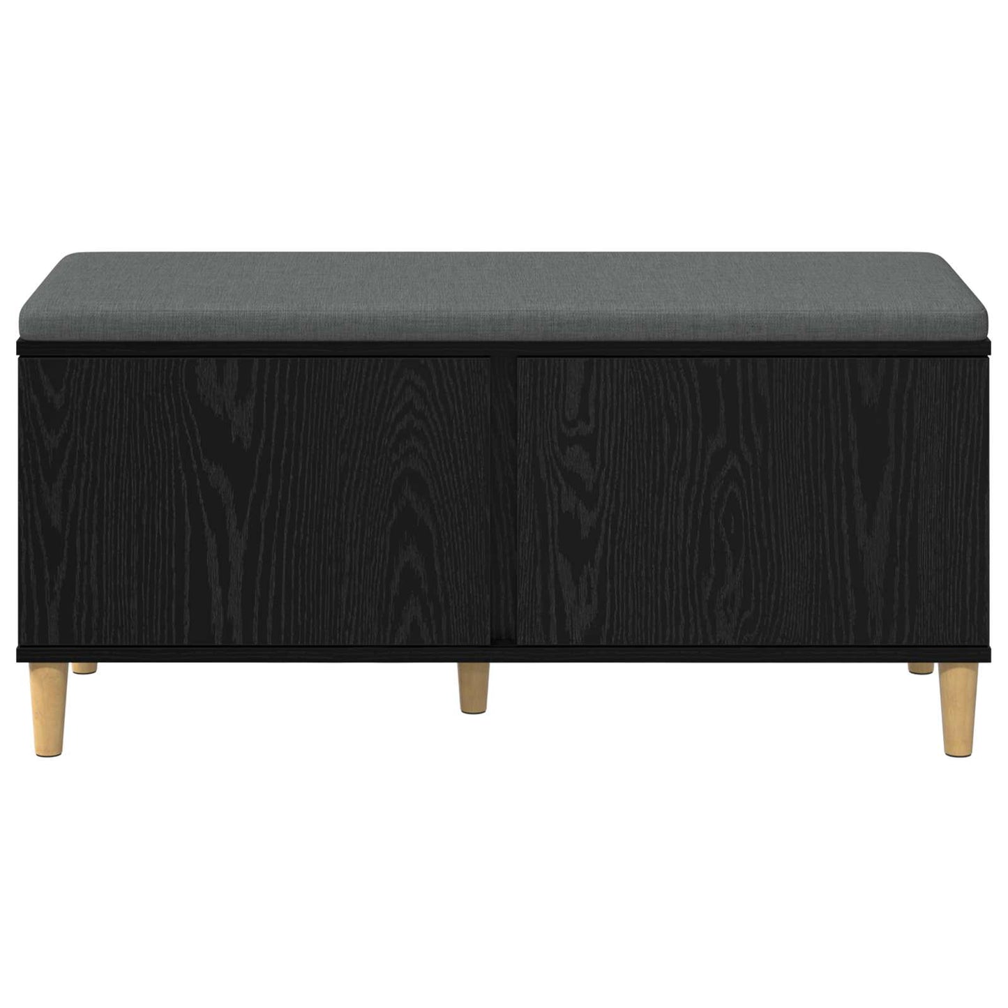 Chodbičková Lavice S Polštářem Černý Dub 100 X 38 X 46 Cm