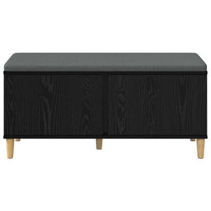 Chodbičková Lavice S Polštářem Černý Dub 100 X 38 X 46 Cm