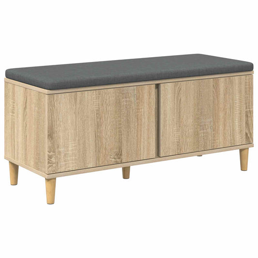 Chodbičková Lavice S Polštářem Sonoma Dub 100 X 38 X 46 Cm
