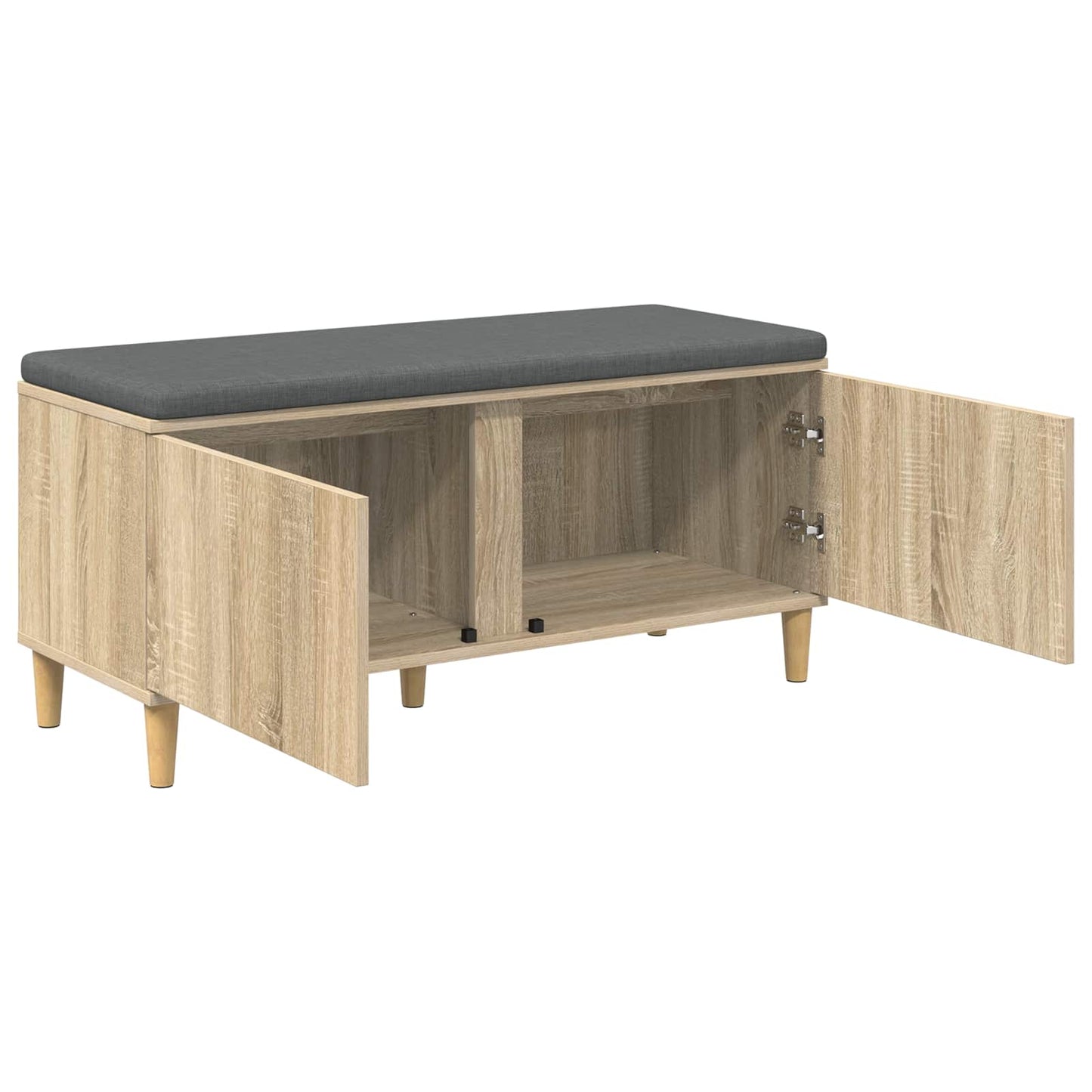 Chodbičková Lavice S Polštářem Sonoma Dub 100 X 38 X 46 Cm