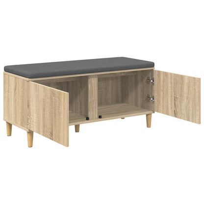 Chodbičková Lavice S Polštářem Sonoma Dub 100 X 38 X 46 Cm