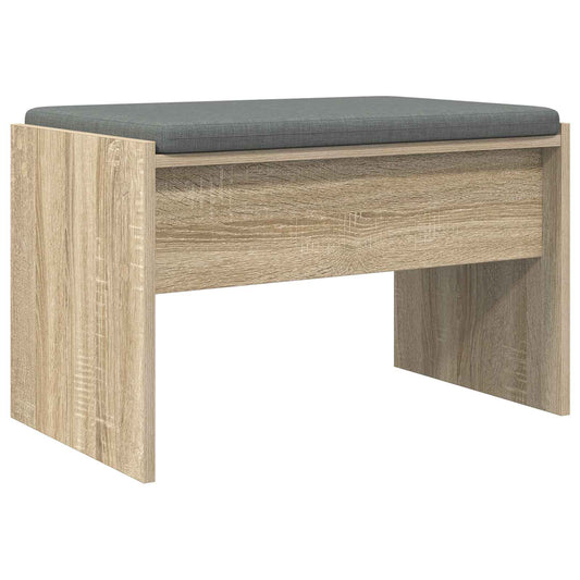 Chodbičková Lavice S Polštářem Sonoma Dub 63 X 38 X 40 Cm
