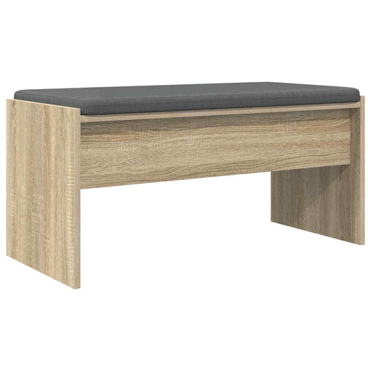 Chodbičková Lavice S Polštářem Sonoma Dub 83 X 38 X 40 Cm