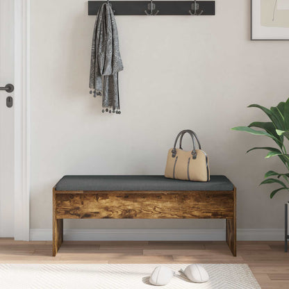 Chodbičková Lavice S Polštářem Kouřový Dub 103 X 38 X 40 Cm