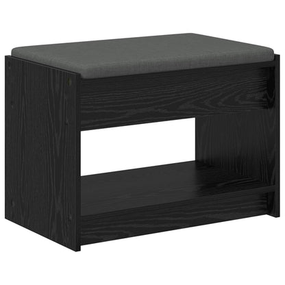 Chodbičková Lavice S Polštářem Černý Dub 63 X 38 X 45 Cm