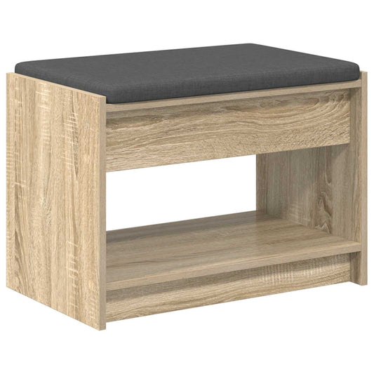 Chodbičková Lavice S Polštářem Sonoma Dub 63 X 38 X 45 Cm