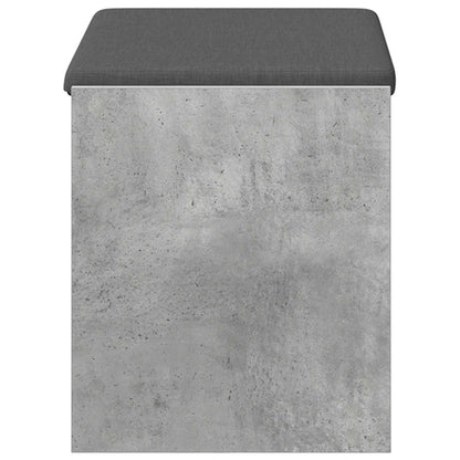 Chodbičková Lavice S Polštářem Betonově Šedá 63 X 38 X 45 Cm