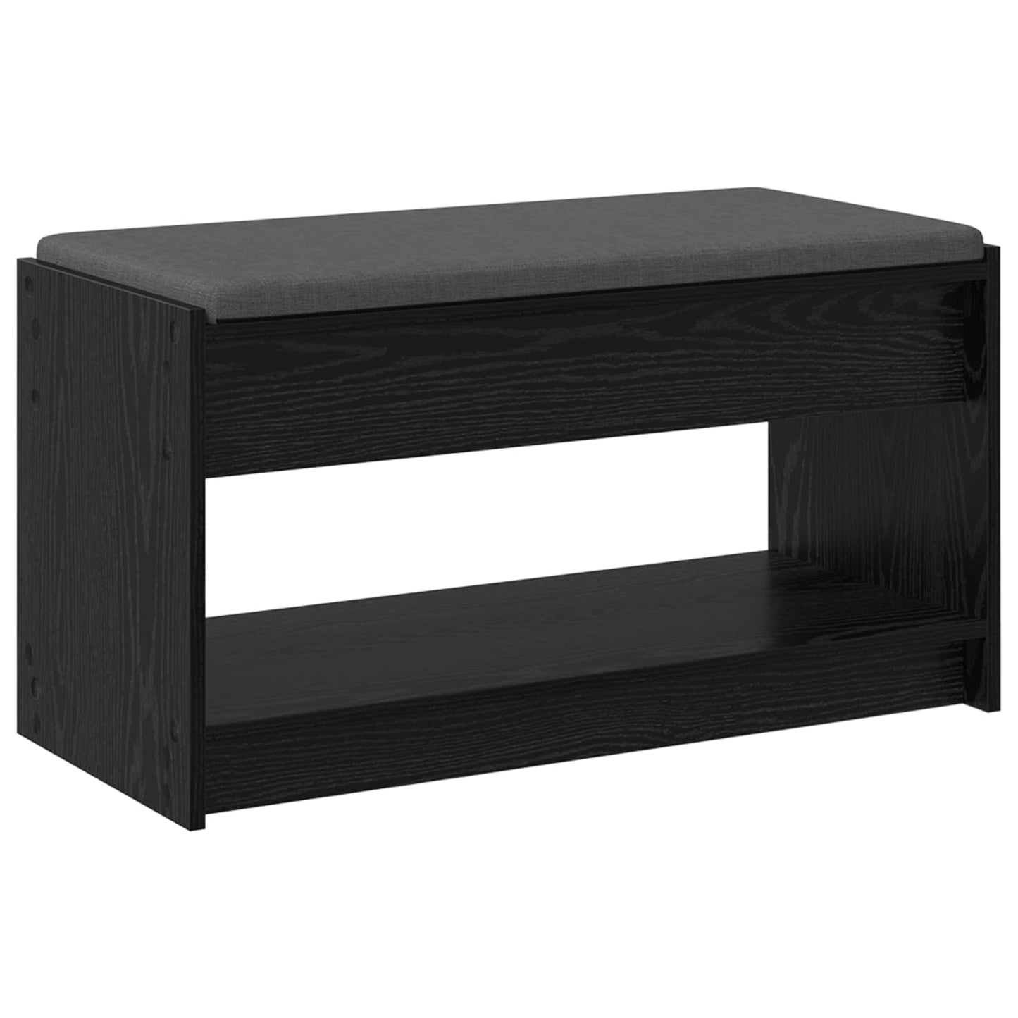 Chodbičková Lavice S Polštářem Černý Dub 83 X 38 X 45 Cm