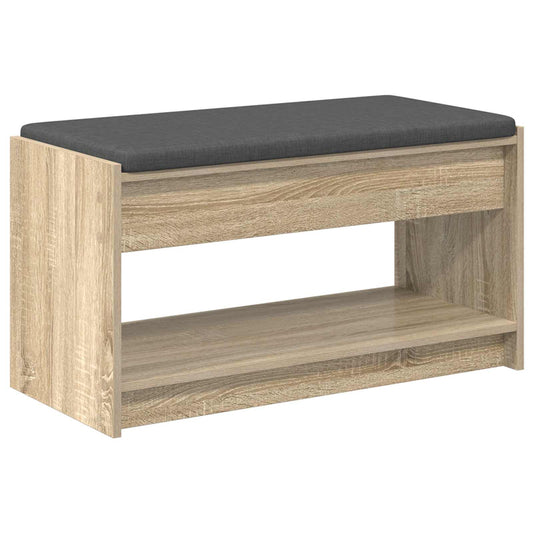Chodbičková Lavice S Polštářem Sonoma Dub 83 X 38 X 45 Cm