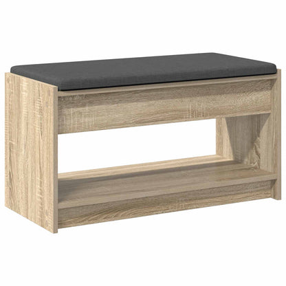 Chodbičková Lavice S Polštářem Sonoma Dub 83 X 38 X 45 Cm